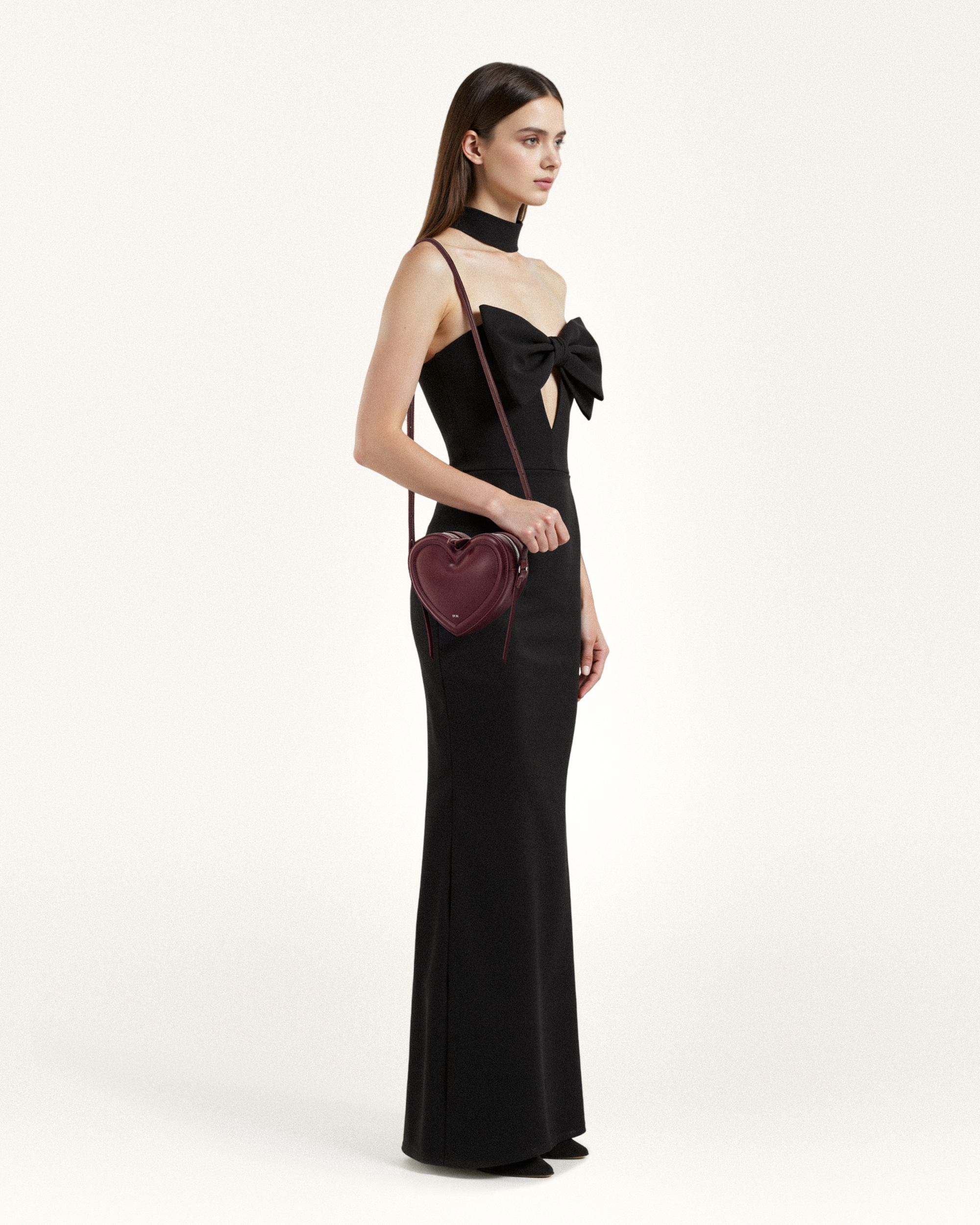 Jw Pei Arlene Heart Shaped Bag Claret