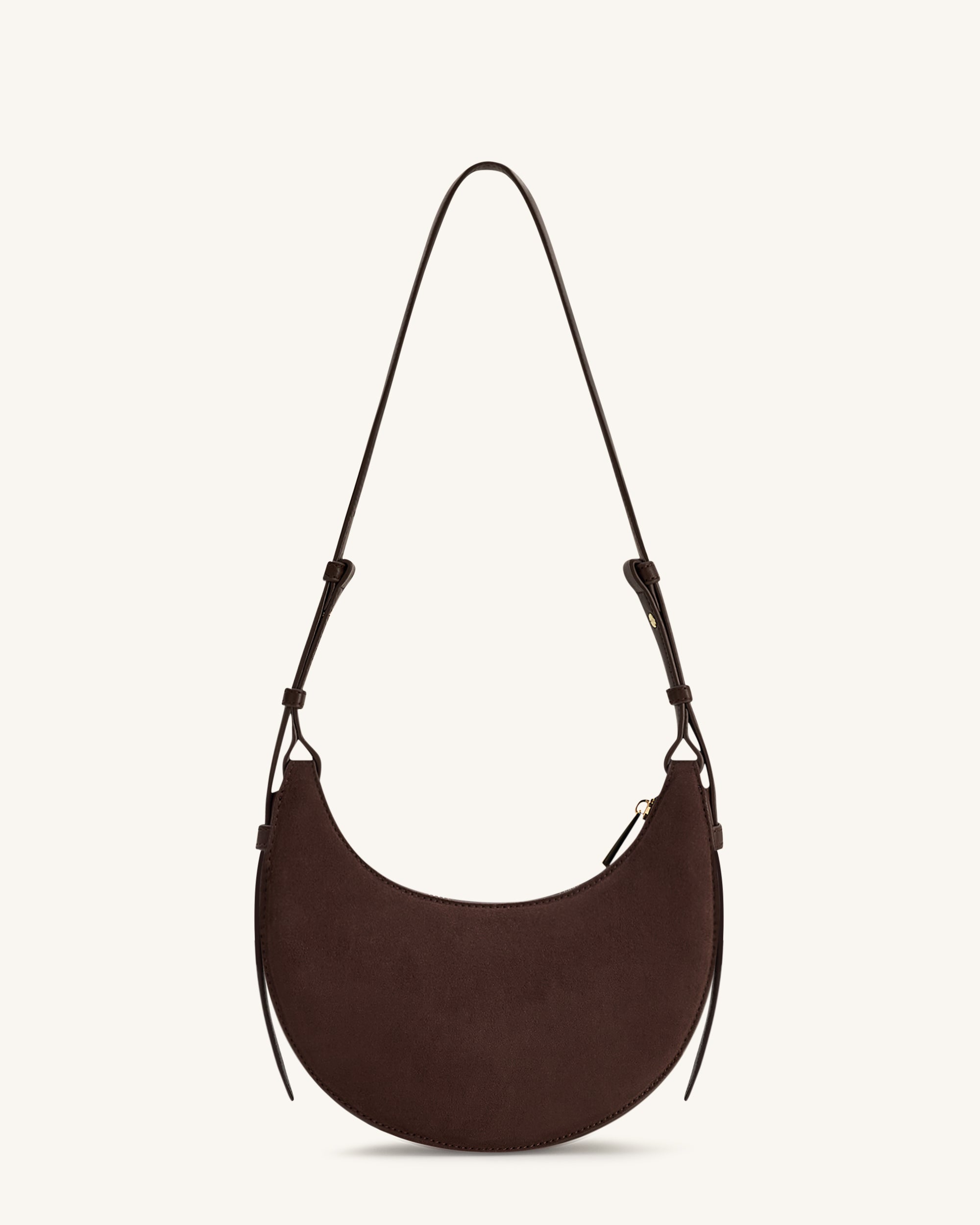 Jw Pei Sharon Faux Suede Crossbody Bag Coffee Brown
