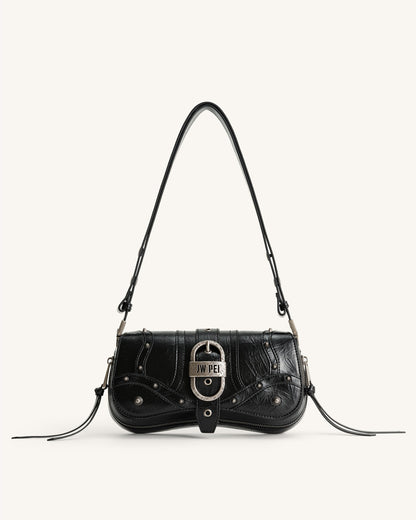 Jw Pei Joy Crushed Shoulder Bag Black