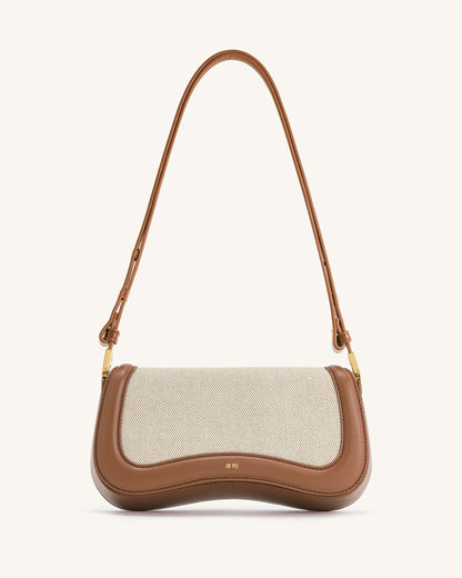 Jw Pei Joy Shoulder Bag Brown Canvas