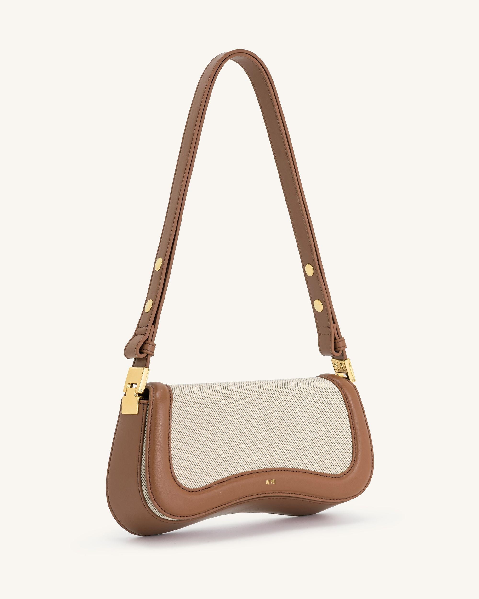 Jw Pei Joy Shoulder Bag Brown Canvas