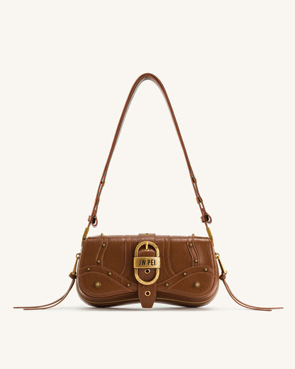 Jw Pei Joy Crushed Shoulder Bag Brown