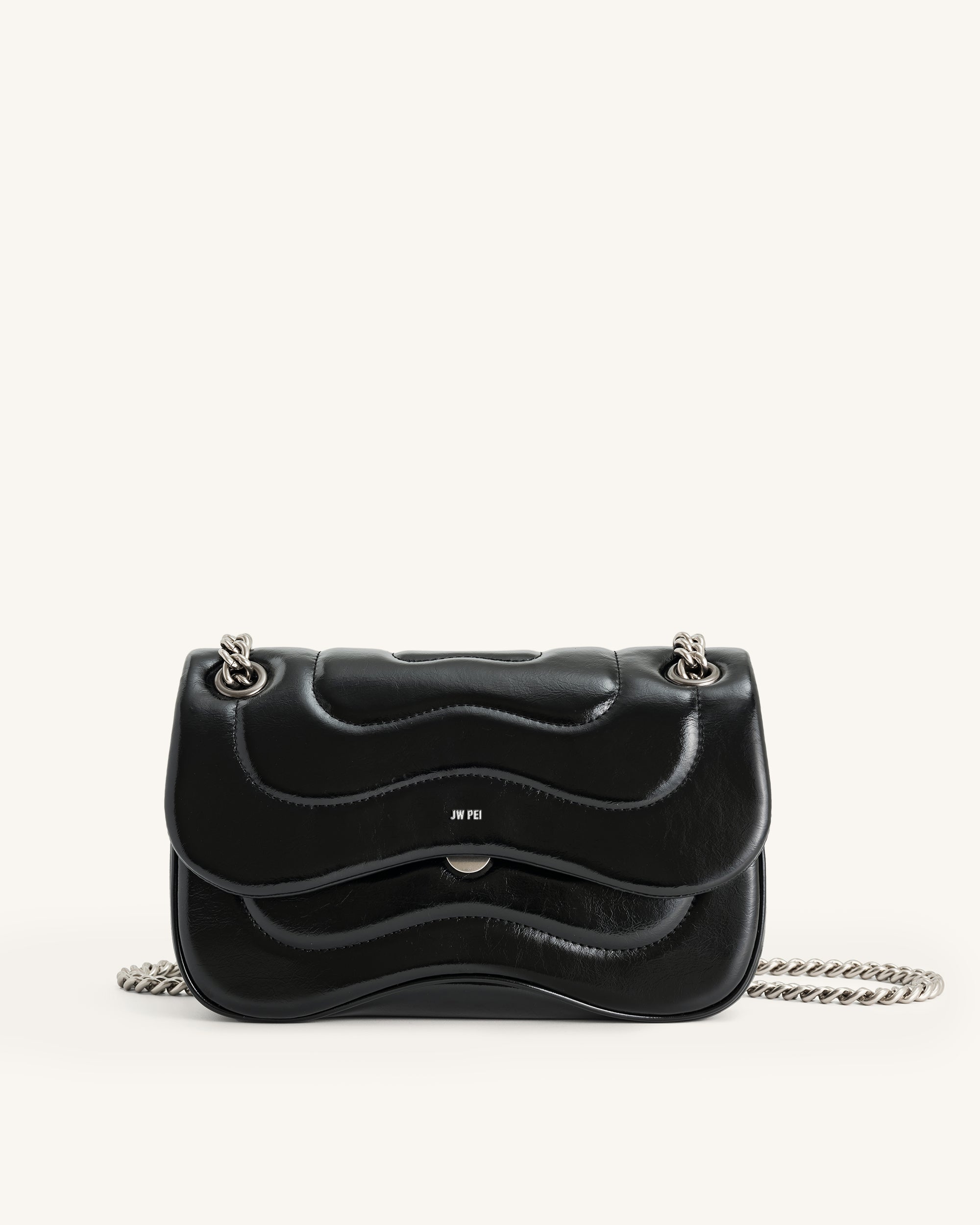 Jw Pei Tina Quilted Chain Crossbody Black