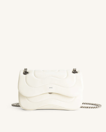 Jw Pei Tina Quilted Chain Crossbody Ivory