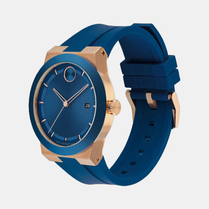 Movado Bold Fusion Men Quartz Blue Dial Analog Ceramic Watch 3601140