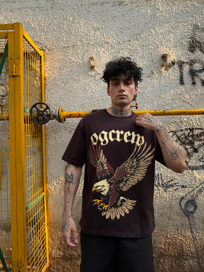 MOCHA BROWN EAGLE T-SHIRT