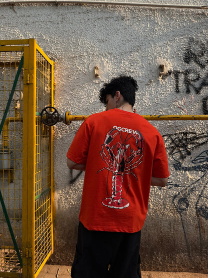 ORANGE LOBSTERS T-SHIRT