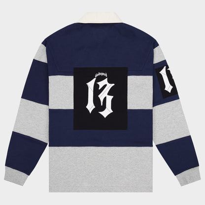 Godspeed Classic Field Rugby Shirt (Navy / Heather)