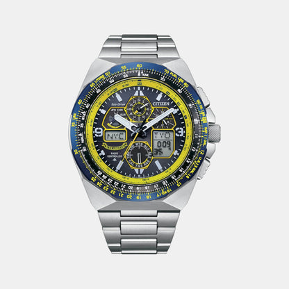 Citizen Promaster Men Quartz Blue Dial Chronograph Stainless Steel Jy8125-54L