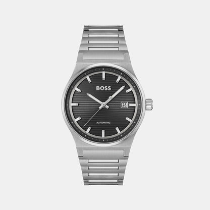Boss Candor Men Quartz Black Dial Analog Stainless Steel Watch 1514117