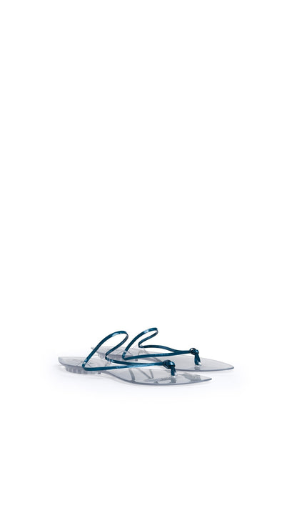 Alaïa Invisible Thong In Patent Leather
