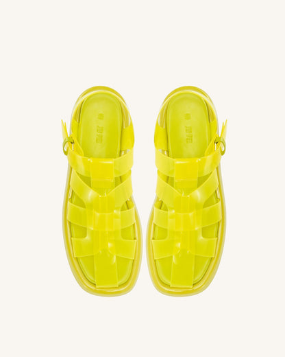 Jw Pei Piper Platform Sandal Yellow