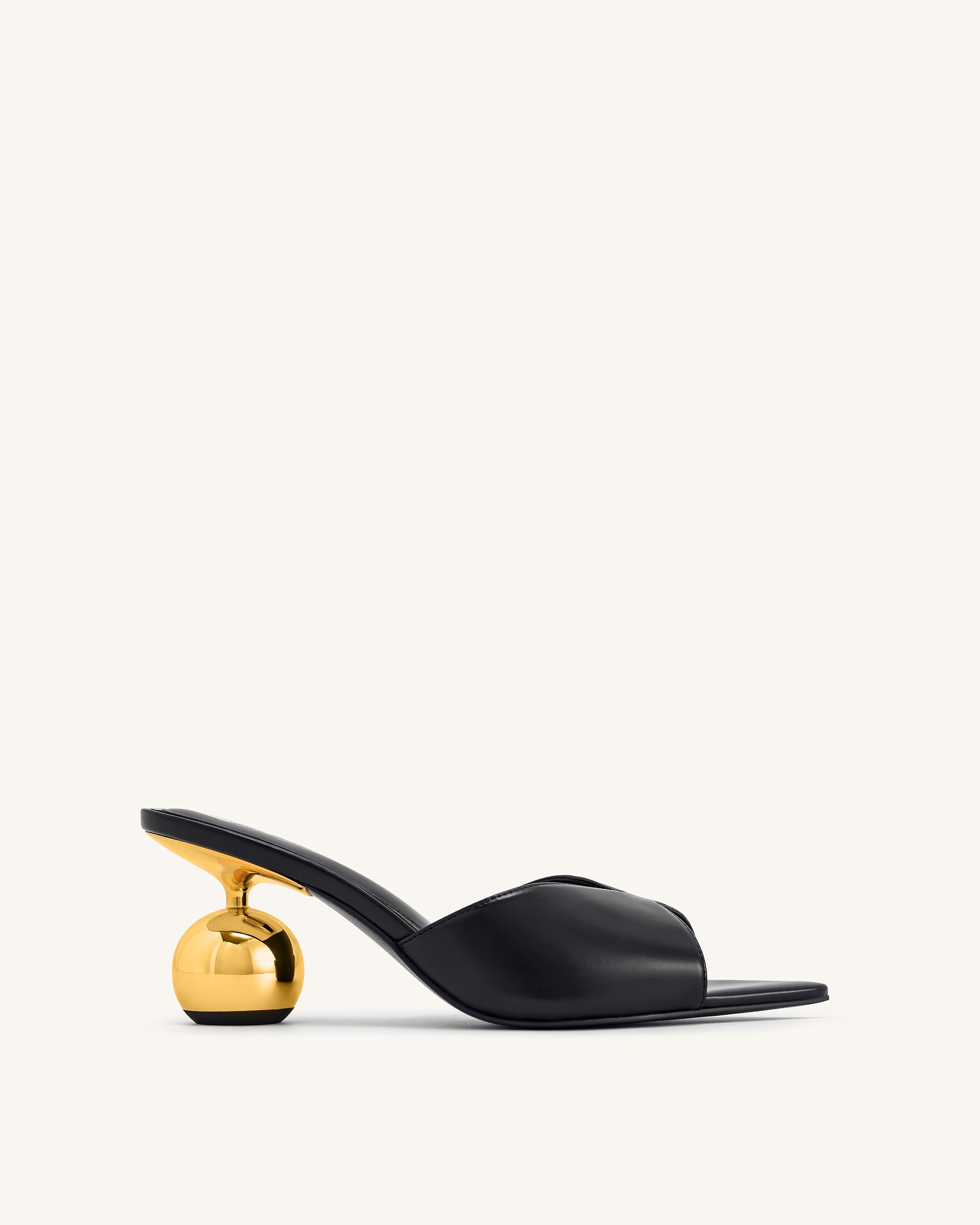 Jw Pei Ellie Sphere Heel Mules Black