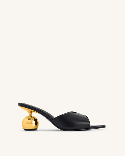Jw Pei Ellie Sphere Heel Mules Black