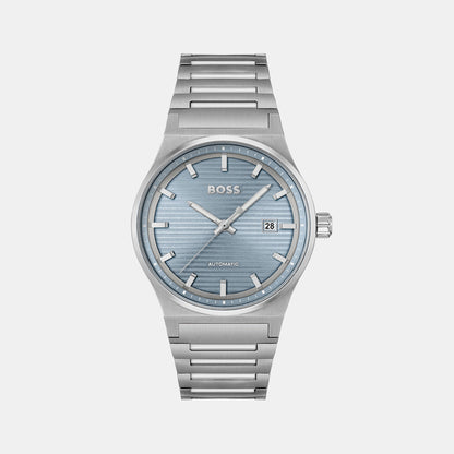 Boss Candor Men Quartz Blue Dial Analog Stainless Steel Watch 1514118