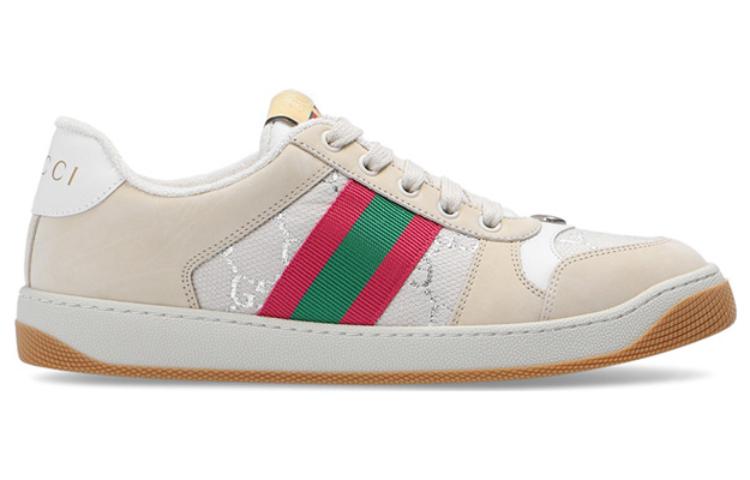 Gucci Screener Cream Leather (Women's)