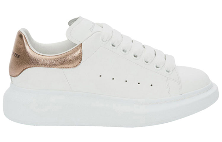 Alexander McQueen Oversized White Rose Gold (Women's)