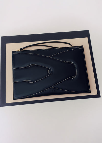 Polene Nodde Pouch Black