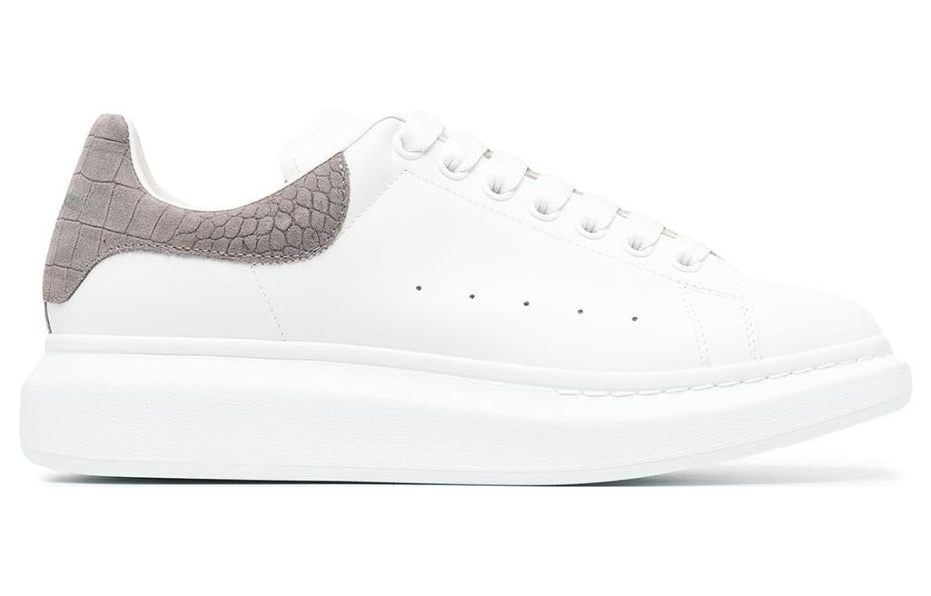 Alexander McQueen Oversized Lead Croc Suede