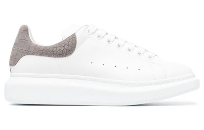 Alexander McQueen Oversized Lead Croc Suede