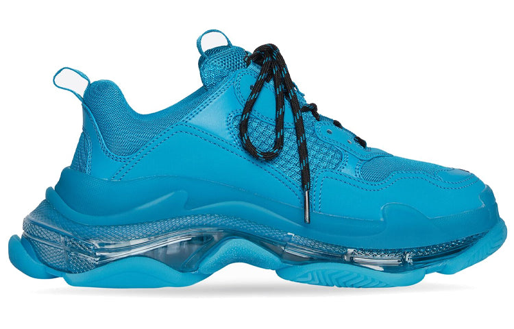 Balenciaga Triple S Clear Sole Teal Blue