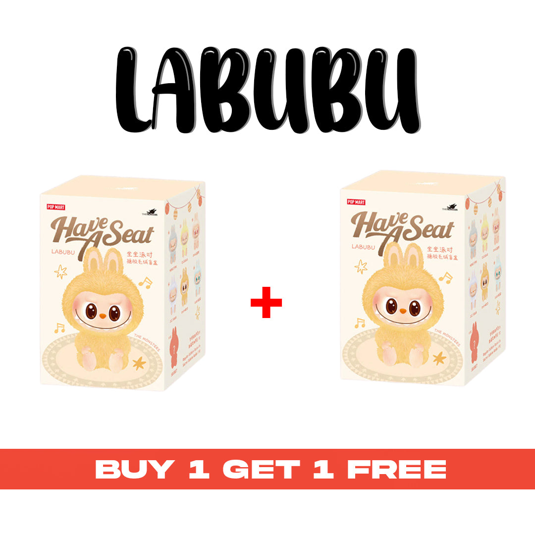 Buy 1 Get 1 Pop Mart Labubu The Monsters Have a Seat Vinyl Sealed Blind Case Pack of 1