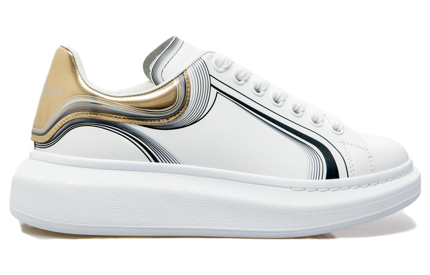Alexander McQueen Oversized White Silver