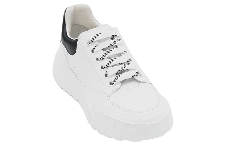 Alexander McQueen Oversized Court Trainer White Black