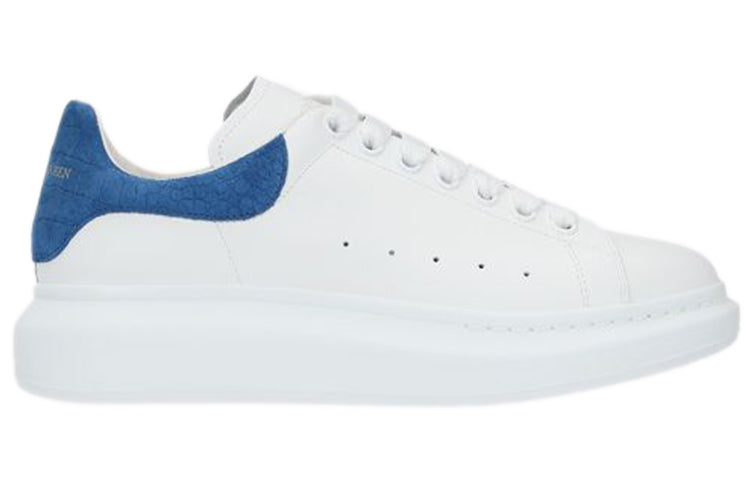 Alexander McQueen Oversized White Blue Croc