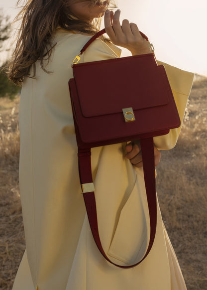 Polene Numero Sept Smooth Burgundy
