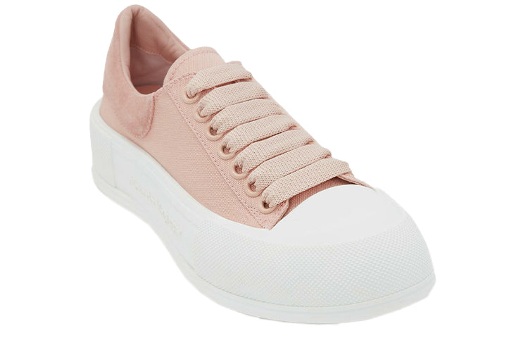 Alexander McQueen Deck Skate Plimsoll Lace-Up Magnolia (Women's)