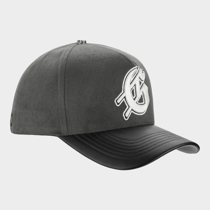 Godspeed Insignia Leather / Suede Hat (Smoke / Black)