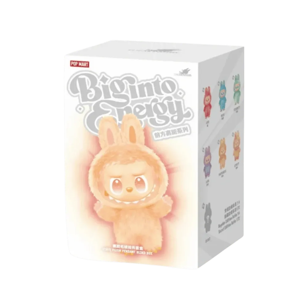 Pop Mart Labubu The Monsters Big into Energy Series Vinyl Plush Pendant Single Blind Box Pack of 1 Pack of 1