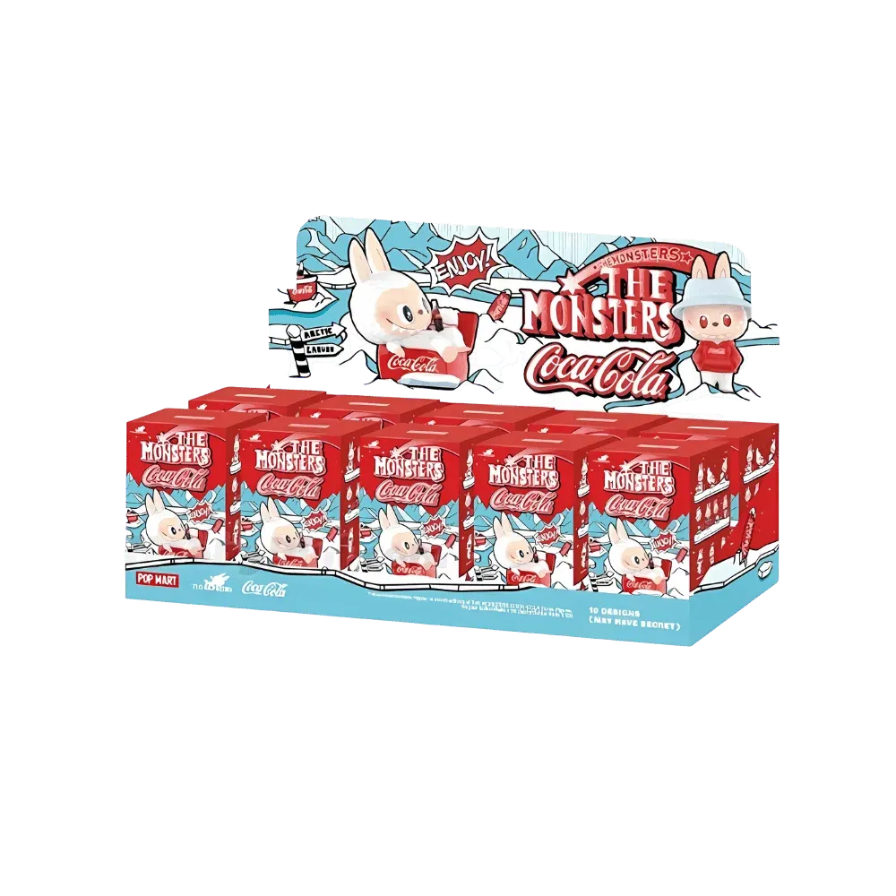 Pop Mart The Monsters Labubu Coca-Cola Series Sealed Case (10 Blind Box) Pack of 10
