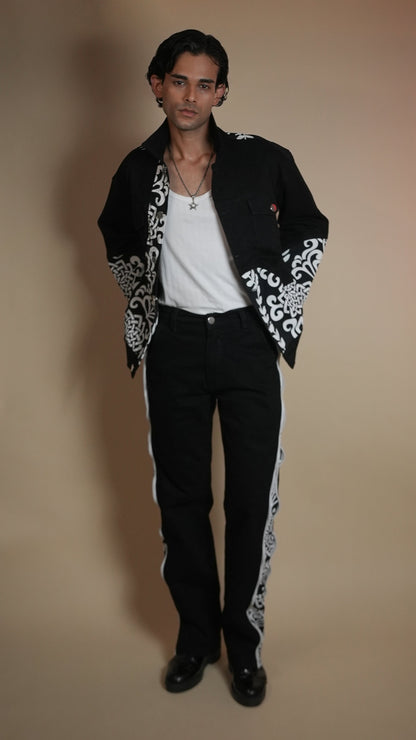 DAY TO NIGHT DENIM BLACK MEN'S PANTS [50/50 LIMITED EDITION]