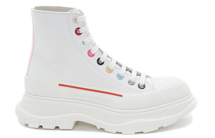 Alexander McQueen Tread Slick Boot White Multicolour (Women's)
