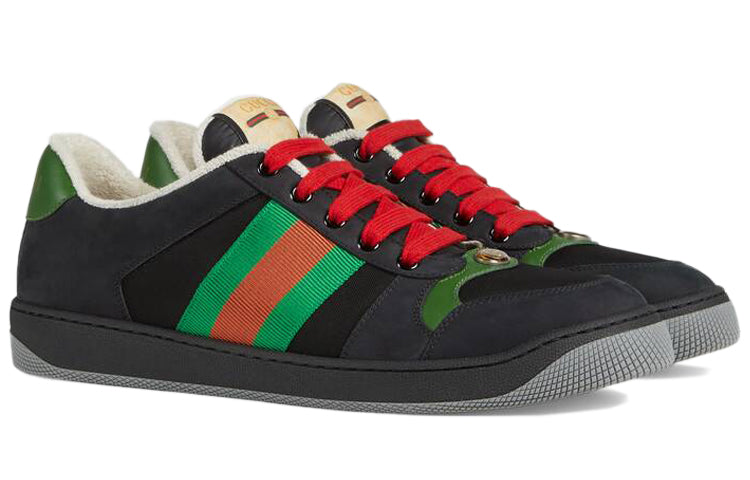 Gucci Screener Black Suede