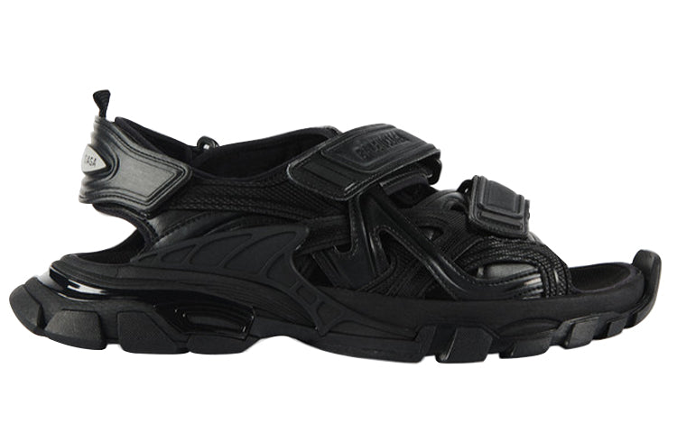 Balenciaga Track Sandal Black
