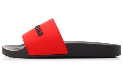 Balenciaga Pool Slide Blood Red Black