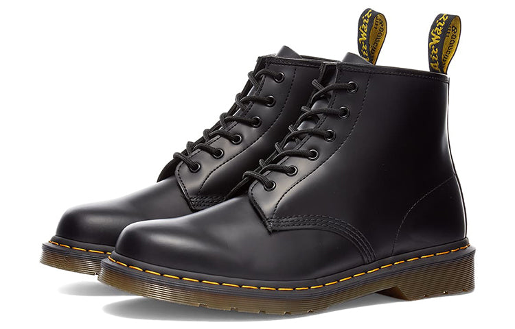 Dr. Martens 101 Smooth Leather Ankle Boot Black