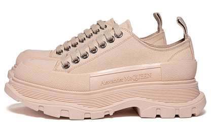 Alexander McQueen Tread Slick Low Lace Up Peach (Women's)