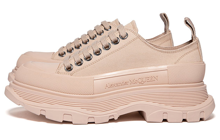 Alexander McQueen Tread Slick Low Lace Up Peach (Women's)