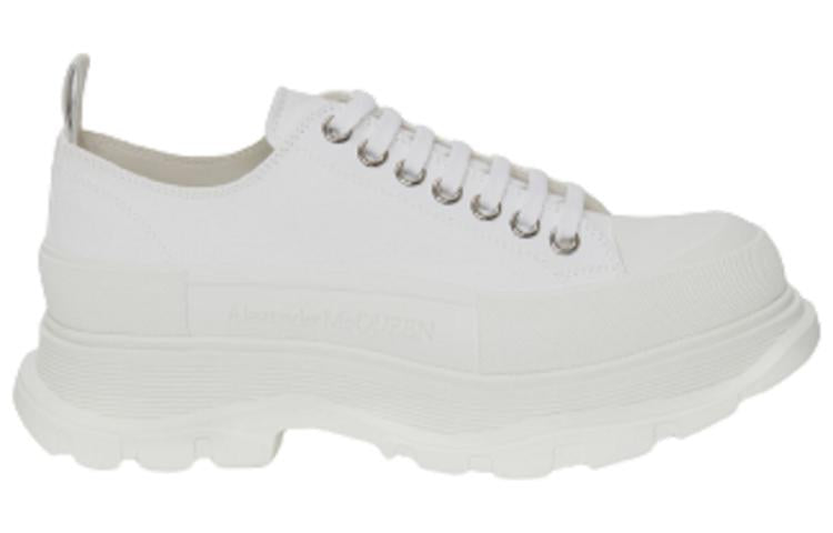 Alexander McQueen Tread Slick Low Lace Up White FW21