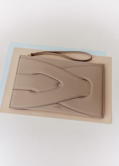 Polene Nodde Pouch Taupe