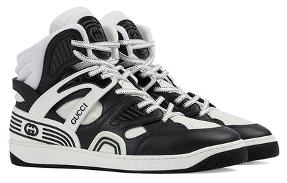 Gucci Basket High Black White