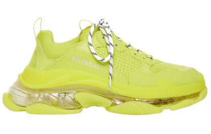 Balenciaga Triple S Clear Sole Fluo Yellow