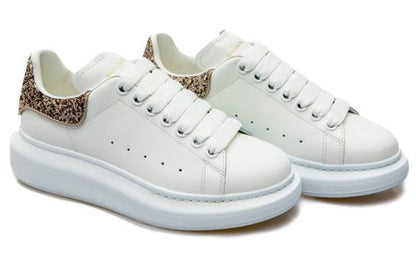 Alexander McQueen Oversized White Rose Glitter (Women's)