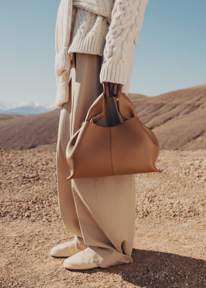 Polene Numero Neuf Textured Camel