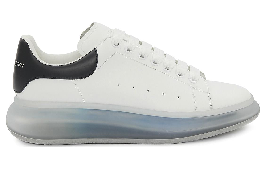 スニーカー Alexander McQueen Oversized Sneakers Clear Sole White (W) Alexander McQueen Oversized Sneaker 'White Clear Sole