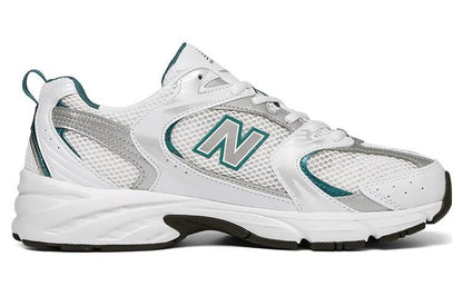 New Balance 530 White Silver Green